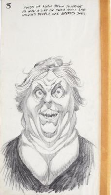 Bernie Wrightson Ghostbusters Original Librarian Concept Art Illustration 1983 | eBay US
