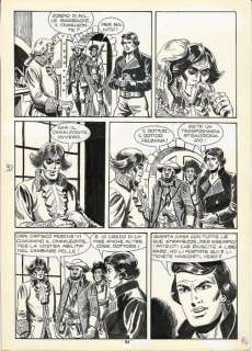 Collana Araldo, Comandante Mark #168 - EsseGesse, Dario Guzzon - tavola originale - EO - (1980) | Catawiki