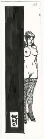 Jordi Bernet - illustrazione originale "Chiara di Notte" - Page volante - (2017) | Catawiki