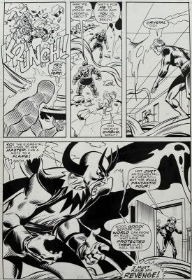John Buscema (Encrage), Joe Sinnott (Encrage) | John Buscema - Fantastic Four #307 - Page 19 | 2DGalleries