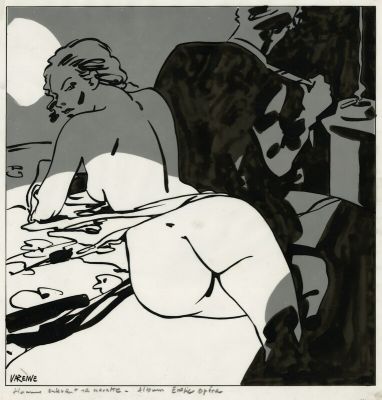 Alex Varenne | Erotic Opéra - Homme enlevant sa cravate | 2DGalleries