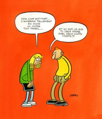 Éric Ivars | Mon chat est mort... | 2DGalleries