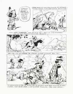 Derib (Claude de... | DERIB (Claude de Ribeaupierre, dit-1944) Yakari, encre... | Coutau Bégarie