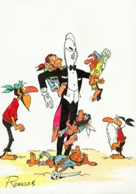 Remacle. Illustration originale Etats de Choc | BDEnchères