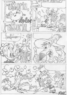 Topolino #2276 - Lara Molinari tav. prep. per storia autoconclusiva  - Page volante - EO - (1999) | Catawiki