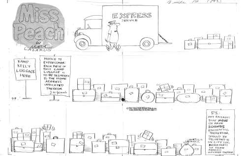 Mell Lazarus (1927-2016) Miss... | Mell LAZARUS (1927-2016) Miss Peach Maquette originale... | misc / divers