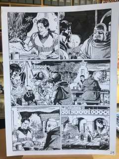 Tex #5 - B. Brindisi - tavola originale  - Page volante - EO - (2019) | Catawiki