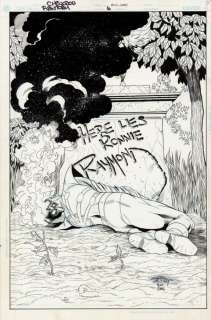 Chris Cross - firestorm issue 6 page cover