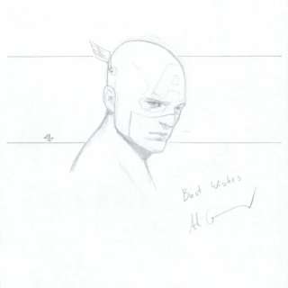 Adi Granov | Captain America sketch | Panel Gallery
