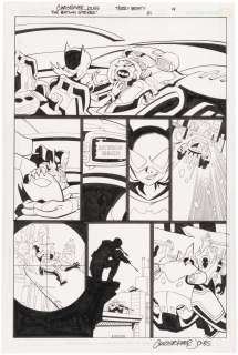 THE BATMAN STRIKES! #21 PAGE ORIGINAL ART BY CHRISTOPHER JONES. | Hake’s