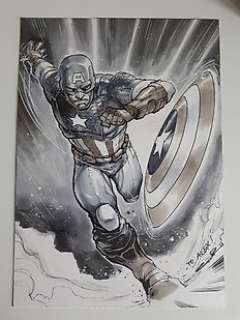 Captain America - Captain America Full A4 by Y. Cinar - Éditions diverses | Catawiki