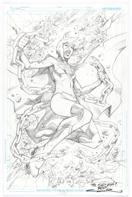 Supergirl Cover Quality Sketch by Yildiray Çinar | Raremarq (Buy It Now)