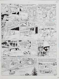 Devos | Génial Olivier, planche n°31 Ã  l’encre de Chine… | Banque Dessinée