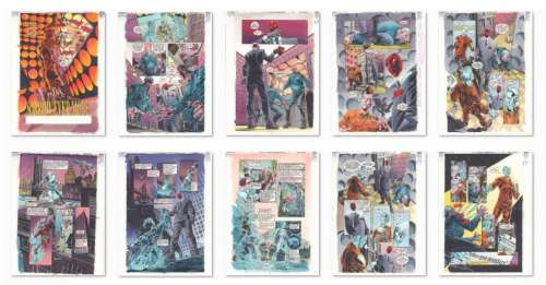 John Kalisz, Mike Perkins, Phil Winslade - Secret Origins of Super-Villains 80-Page Giant #1 Complete Ten Page Story Color Guide Art - ‘Sorrow Ever More!‘ - 1999