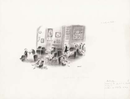 SEMPÉ (1932-2022) Le... - Lot 191 - SEMPÉ (1932-2022) Le livre des snobs Encre de Chine...