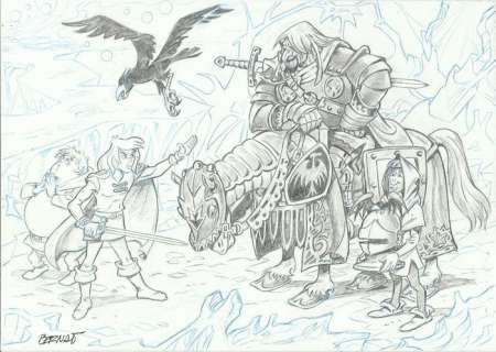 Serrat, Bernat  - Original drawing - Percevan - | Catawiki