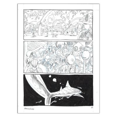 Martin Robic | Une Fête Sans Fin - Page originale 111 | Achetez de l’Art