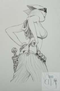 Martin / Solo. Dessin Original Illustrant Fortuna. Signé. Encre de Chine Et Mine de Plomb. Tbe+. Format A3 |  | Dagoty