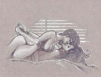 Sergio Bleda - Original drawing - Females | Catawiki