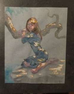  - Gallo, Antonin - Dessin original en couleur - Detox - Femme - (2019) 