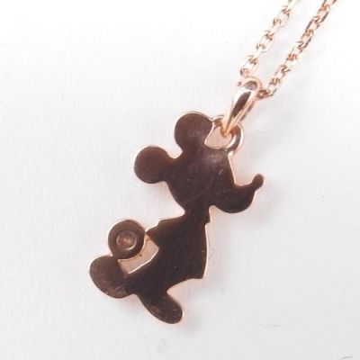 4°C Disney K10 Roségold Diamant Halskette Mickey Mouse Anhänger Damen | eBay Europe (Buy It Now)