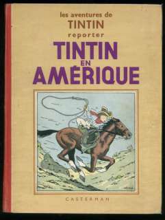 Hergé | TINTIN 03. TINTIN EN AMÉRIQUE. A4 Reporter. Casterman 1937. Petite | Coutau Bégarie