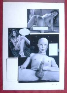 Lubrix Planche originale de titre (bien complète de son calque texte) - Paru dans la revue Bédé adult’ - série F | Catawiki