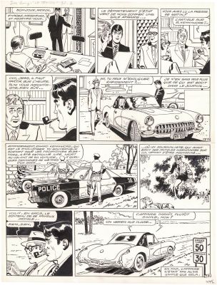 PIROTON Arthur (1931-1996) Jess... - Lot 241 - PIROTON Arthur (1931-1996) Jess Long - Le témoin Encre...