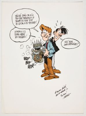 Clarke - Dessin... | Clarke - Dessin original : Très belle oeuvre NON NOMINATIVE... | Tessier Sarrou