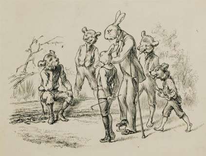 CULMER BARNES. "The Bunny Stories." [CHILDREN’S / MILITARY / RABBITS] | Swann Galleries