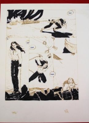 Lot 284 - Original Art Early Paul Pope 1992 Horse Comics #3 | misc / divers