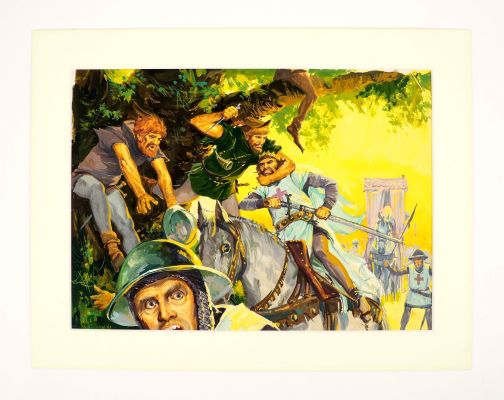 Robin Des Bois Illustration... | ROBIN DES BOIS Illustration probablement pour un petit... | Vermot et Associés