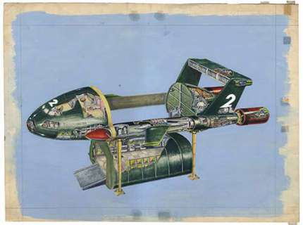 Thunderbird Imai Easy Kit Plastic flyer Handwritten illustrations