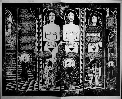 JH Williams III | NEW*PROMETHEA #21 PG 10-11 2 PG Splash | Black Line Fever