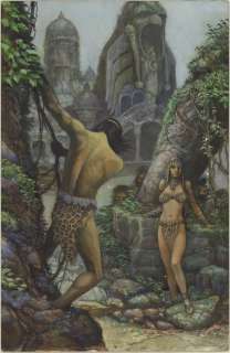 170: Totleben Return of Tarzan cover original comic art | Russ Cochran