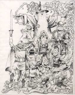 - Lord of the Rings poster art by Mike Ploog.
