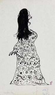 Jerzy Flisak (1930 - 2008) | Jerzy Flisak | Zdzisława Sośnicka, karykatura | Desa Unicum