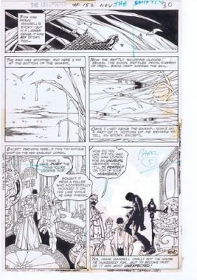 ORIGINAL ART : UNEXPECTED # 152 Dark Secret of the Swamp page 8, 1973, Alex Nino | eBay Europe (Buy It Now)