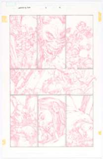 Mico Suayan - Dead of Night Featuring Werewolf by Night #3 Story Page 13 Original Art (Marvel, 2009).