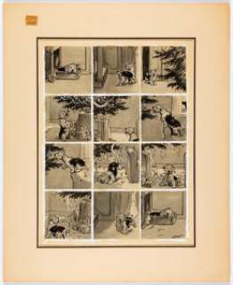 Edwina Dumm - Life Magazine Cap Stubbs and Tippie Illustration Original Art (c. 1930-40s).