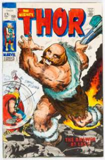 Thor #159 Cover Production Color Guide (Marvel, 1968).... | Heritage