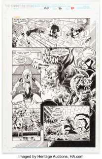 Wylie, Bill | Bill Wylie and Tony DeZuniga Secret Defenders #20 Story Page 16 Original Art (Marvel, 1994).... | Heritage