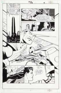 Mahnke, Doug - Doug Mahnke, Paco Medina, and others Superman: The Man of Steel #108 Story Page 15 Original Art (DC, 2001)....