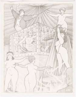 Byrd, Mitch - Mitch Byrd Mermaids: A Gallery Girls Collection Vol. 2 Pin-Up Illustration Original Art (SQP, 2002)....