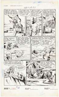 Battefield, Ken - Ken Battefield Fight Comics #73 "Tiger Girl" Story Page 7 Original Art (Fiction House, 1951)....