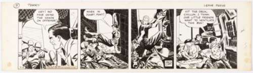 Caniff, Milton | Milton Caniff Terry and the Pirates Daily Comic Strip Original Art dated 7-11-41 (News Syndicate Co., 1941). ... | Heritage