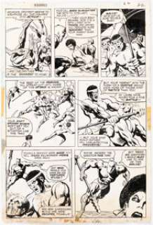 Buckler, Rich | Rich Buckler and Klaus Janson Jungle Action #8 "Black Panther" Origin Story Page 14 Original Art (Marvel Comics, 1... | Heritage