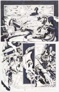 Dwyer, Kieron - Kieron Dwyer and Rick Remender Avengers #53 (468) Story Page 10 Original Art (Marvel, 2002)....