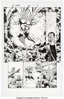 Starlin, Jim | Jim Starlin and Al Milgrom Captain Marvel #17 Story Page 17 Original Art (Marvel, 2001).... | Heritage