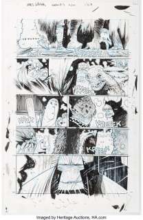 Image Comics artist - James Harren Rumble #5 Story Page 7 Original Art (Image, 2015)....